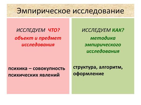 Эмпирическое исследование