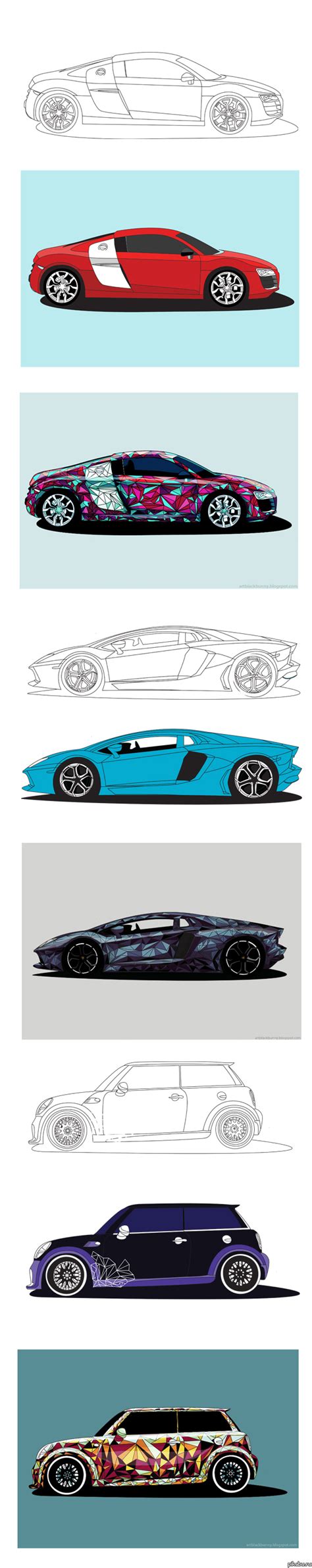 Этапы создания деревянной модели Lamborghini