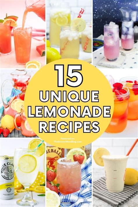 Original Lemonade Recipes with Additions