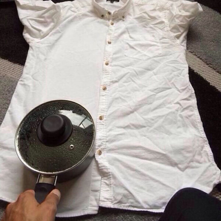 Разгладить рубашку